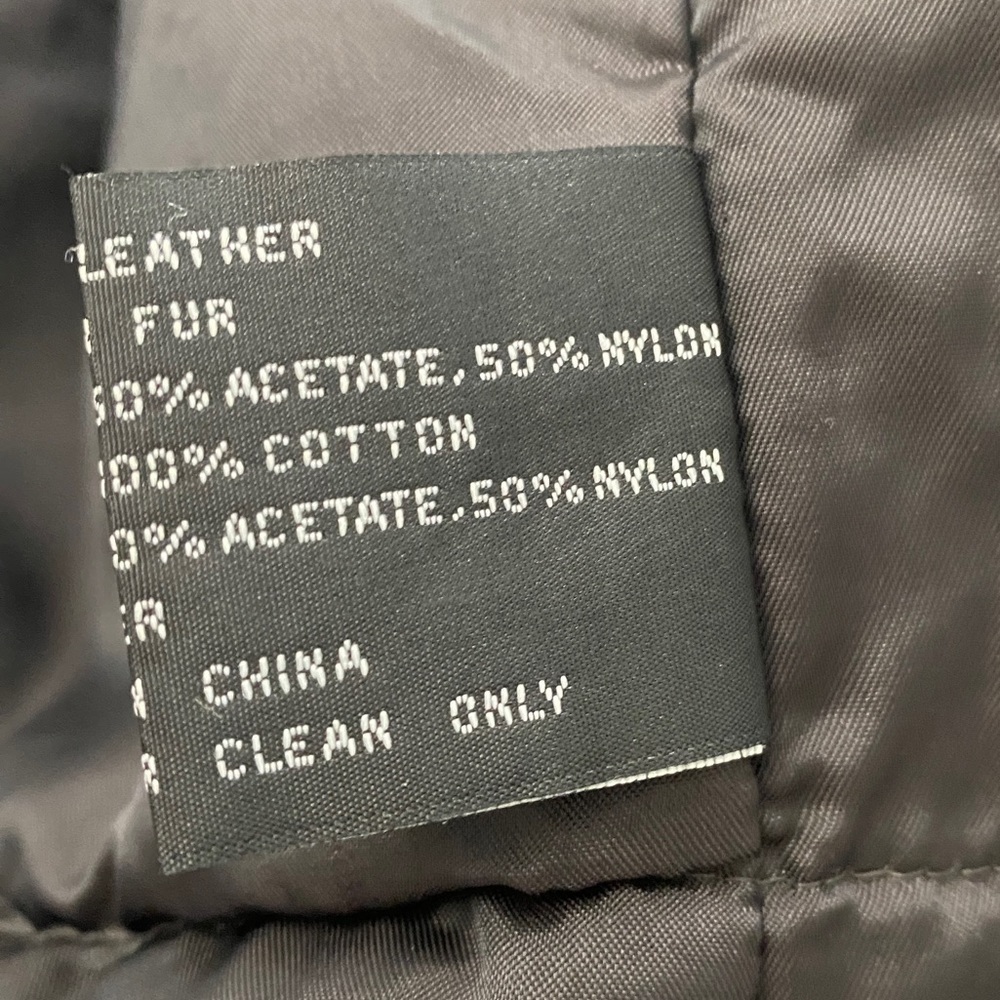 Vintage Couture by J. Park Black Lamb Leather Aviator Bomber Jacket, Size Medium - Picture 11 of 15